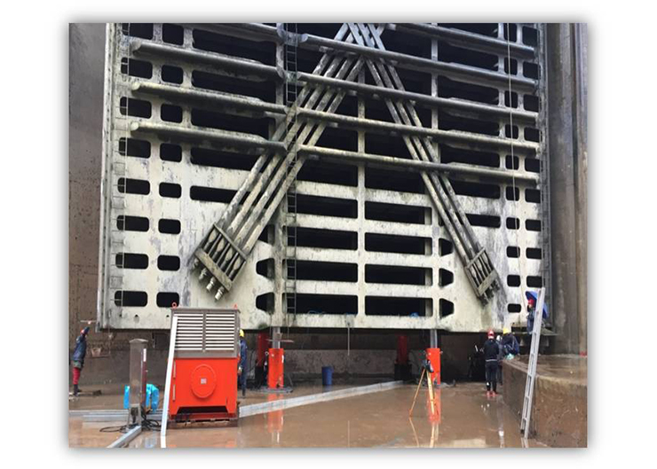 三峽南北二線提升器，提升高度175m ～185m