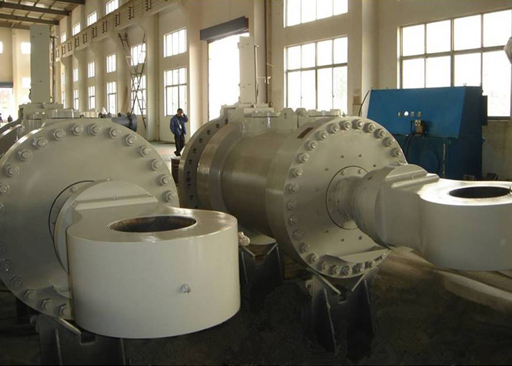 溪洛渡電站水輪機(jī)接力器，單機(jī)容量70萬(wàn)千瓦